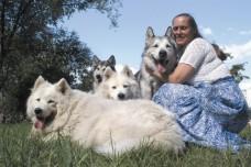 Maria Czerwińska z psami